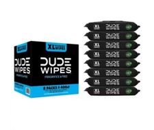DUDE Wipes, Flushable Wipes, Extra Large and Fragrance- Wipes 400 ct. 