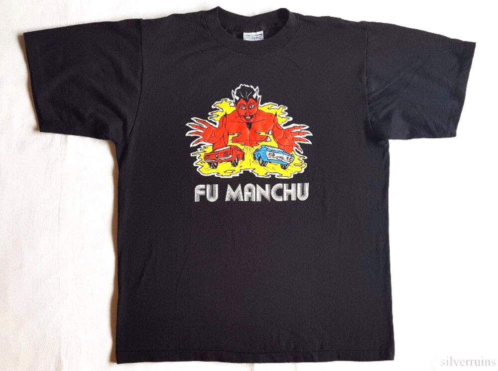 90s WOOL fu manchu ワンデイ　LIVE Tシャツ バンド Fu Manchu Vintage T Shirt 1995 In Search Of Tour 90's Stoner Rock