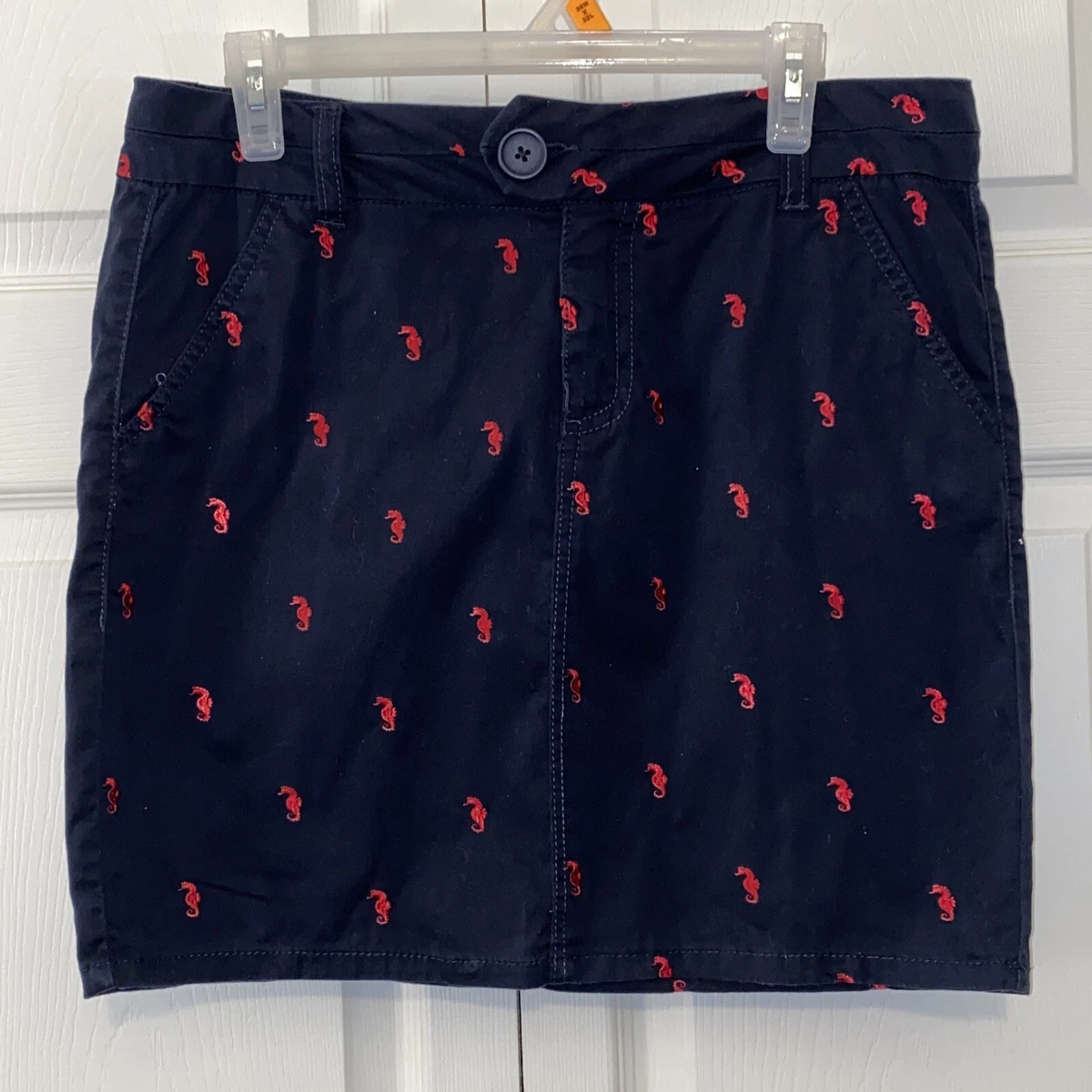 Khaki skirt top womens navy blue