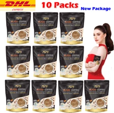 10 X New BLAZO Coffee Instant 29 in 1 No Sugar Arabica Healthy 20 Sachets