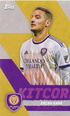 ERCAN KARA KC-3 2023 Topps MLS Soccer KITCORE RC ORLANDO CITY SC