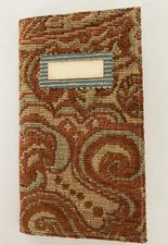 Junk Journal, Handmade Blank Journal, Daily Journal Upholstery Sample Cover, NEW