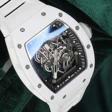 Richard Mille “Bubba Watson” 49.90mm White Ceramic MINT COMPLETE SET RM 055 10
