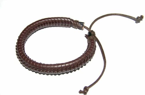 Californication bracelet en cuir marron d'Hank moody brown leather bracelet - Afbeelding 1 van 1