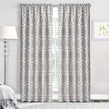 Tribal Medallion Medallion Print Room Darkening Rod Pocket Curtain Panel Pair