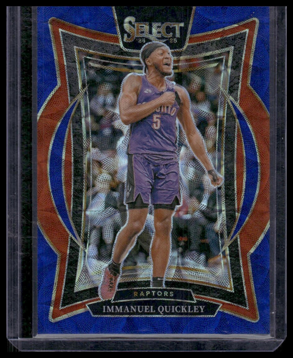 2024-25 Panini Select #41 Immanuel Quickley Blue Scope Prizm #/249