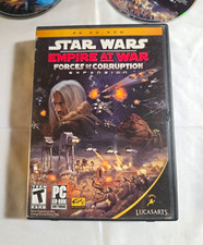 LucasArts Star Wars Empire at War Forces of Corruption Expansion PC 2006 T