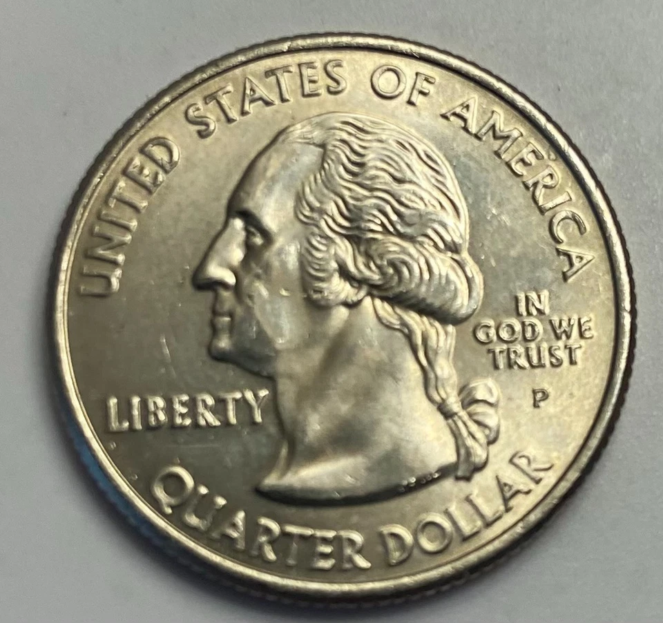 2004 "P" Wisconsin State Quarter**High Grade**Clear Die Crack Errors**(Rare) - Image 2 of 3