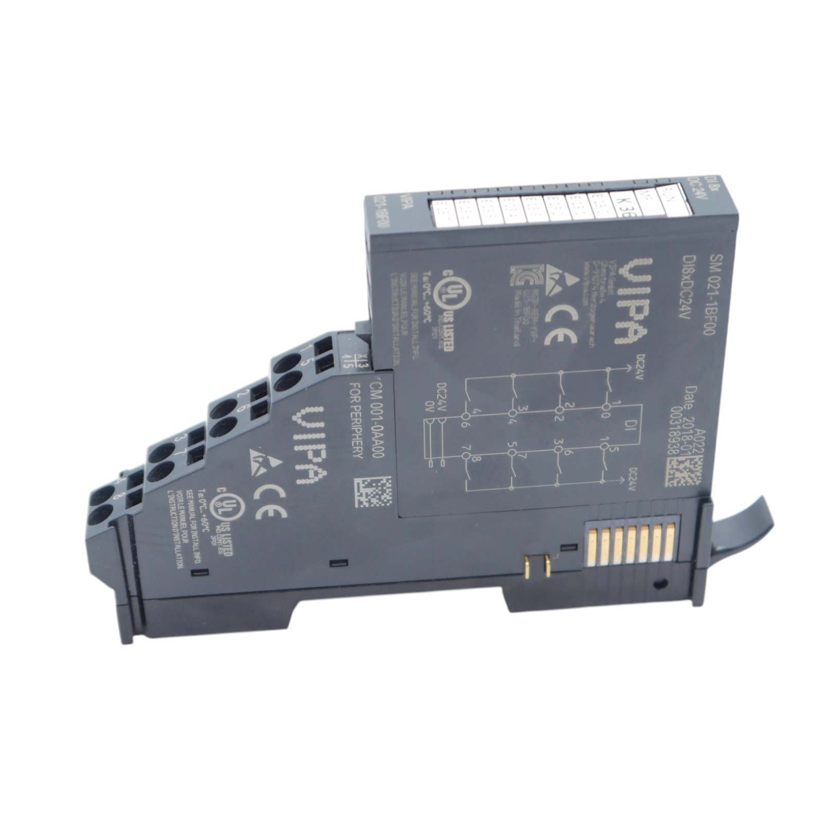 VIPA SM 021-1BF00 E:03 Digital Input + VIPA CM 001-0AA00 E:02 -used/attn-