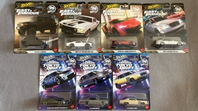 Hot Wheels Fast & Furious 25 Jahre ; 7 verschiedene - Maßstab 1:64 - Neu! Freepost