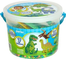 Perler Fused Bead Bucket Kit Dinosaur