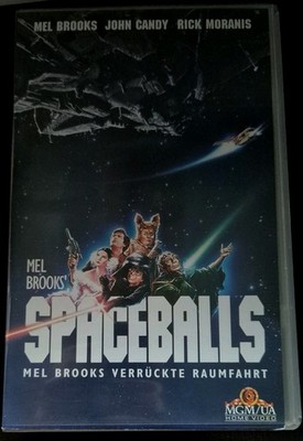 Spaceballs 1987 VHS German Mel Brooks Star Wars John Candy Rick Moranis