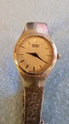 Rare Octagon Ladies Seiko 43-7019 Quartz Gold Tone New Battery Some Wear
