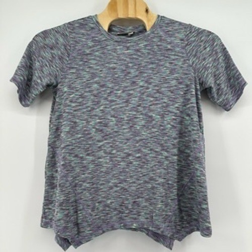 Pull Femme LOGO By Lori Goldstein - Col V - Space Dye Bleu/Violet - Manches Longues - XXS
