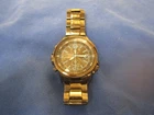 Vintage black Seiko Solar Chronograph blue luminous dial not working