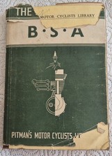 Users Manual Handbook BSA  1936 on V-Twin and singles X B R Q W J M Y G Series