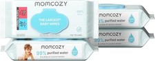 Momcozy Baby Wipes-Extra Large Size Design, 99 Water Based, Unscented  Hypoall