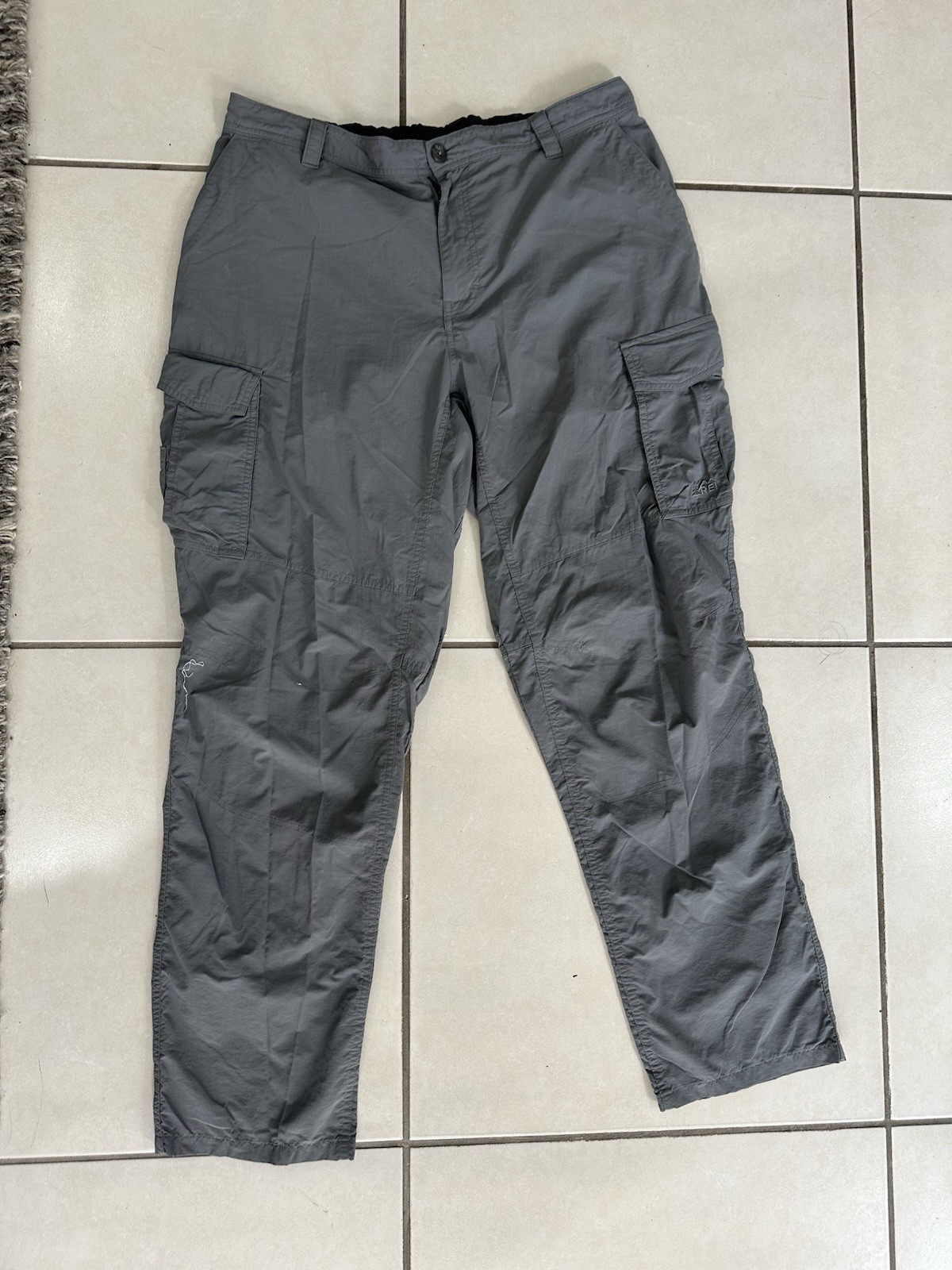 REI Co-Op Screeline Technical Pants Gray Hiking Nylon Mens XL  Fishing Outdoor