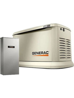#ad Generac Guardian 26kW Standby Generator w 200 amp Transfer Switch 7291 $2425.00