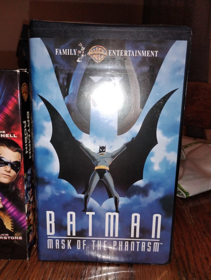 Batman VHS Lot - Batman mask of the phantasm, Batman & Robin,  Batman Forever Foto 2 de 4
