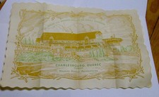 Antiguo restaurante CHARLESBOURG Quebec LA TOURNEE DU MOULIN comida PLACEMAT