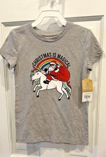 Kids Girls - There abouts "Christmas is Magical " Short Sleeve Shirt Size XXS