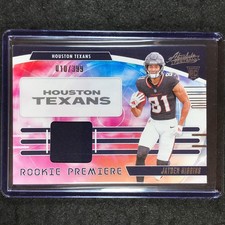 2025 Absolute Football JAYDEN HIGGINS Rookie Premiere Materials Jersey 10/399