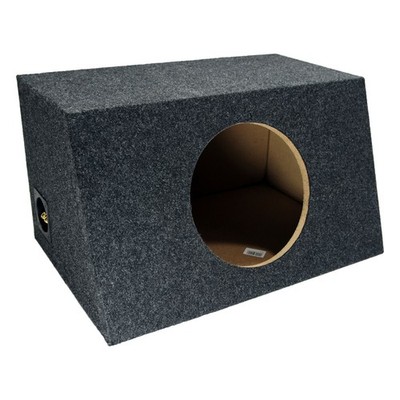 Car Audio Single 10'' Sealed Subwoofer Salnted Hatchback Stereo Sub Box Enclosure
