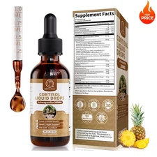 21-in-1 Cortisol Manager Reducer Liquid Drops, Support Night, Focus & Energy