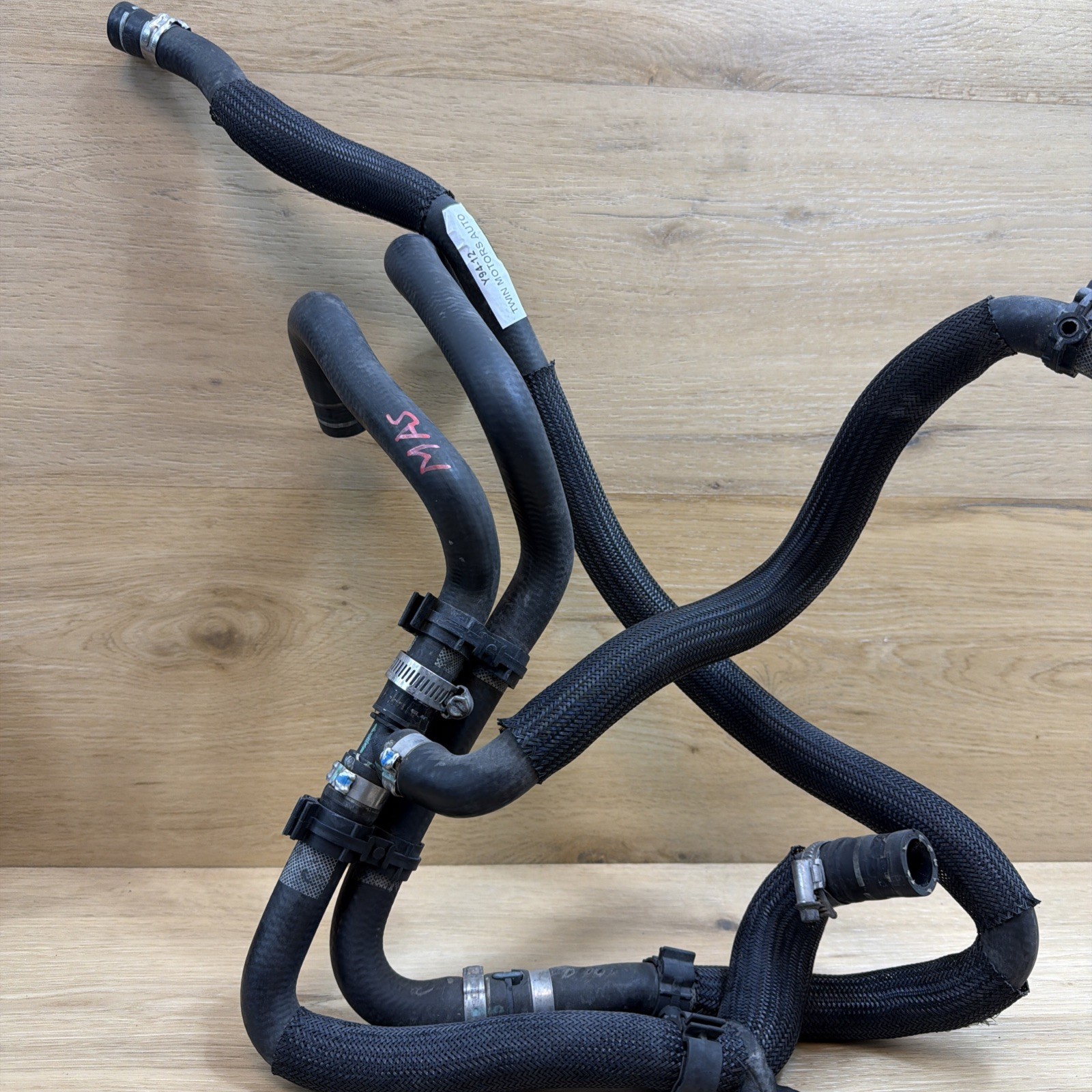 🟢14-2016 Maserati Ghibli Q4 3.0L Engine Radiator Coolant Hose Line 6622114🟢
