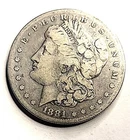 Morgan Silver Dollar 1881-S