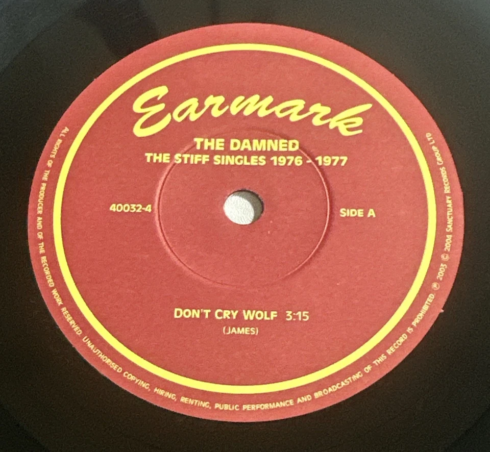 The Damned – Don't Cry Wolf  Rare 2005 Reissue Italian Issue NM / NM - Image 4 of 4