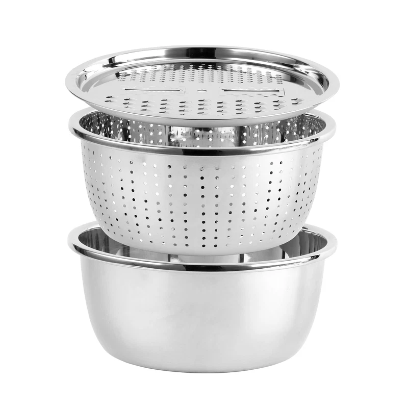 Cook With Color Cook Color Stainless Steel Mixing Bowls Set - Nesting Bowls