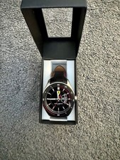 Image of SCUDERIA FERRARI 0830189 Men's Gran Premio With Leather Strap