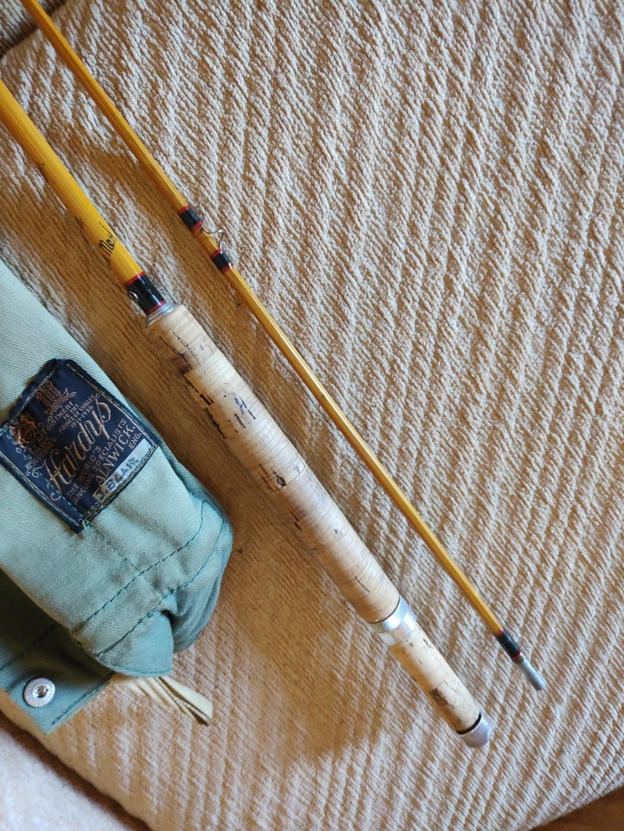 Pêche CANNE à MOUCHE 1 Brin 4'4p 42gr Bambou Refendu Fly rod Bamboo