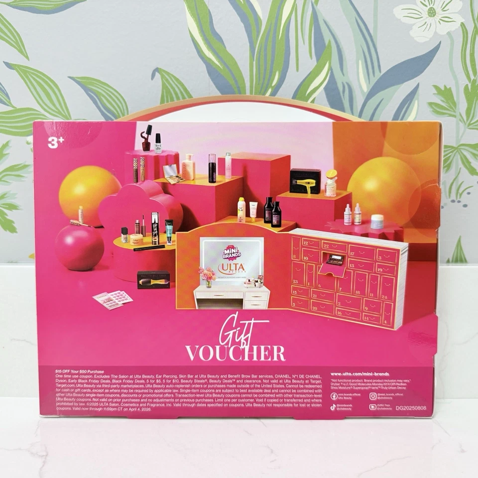 Ulta Beauty Advent Calendar X Zuru Mini Brands 2025, 25 Hidden TOYS, $15 GV NIB - Image 3 of 4