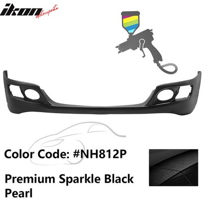 Fits 06-08 Acura TSX OE Factory Style Painted #NH812P Black Front Bumper Lip PU