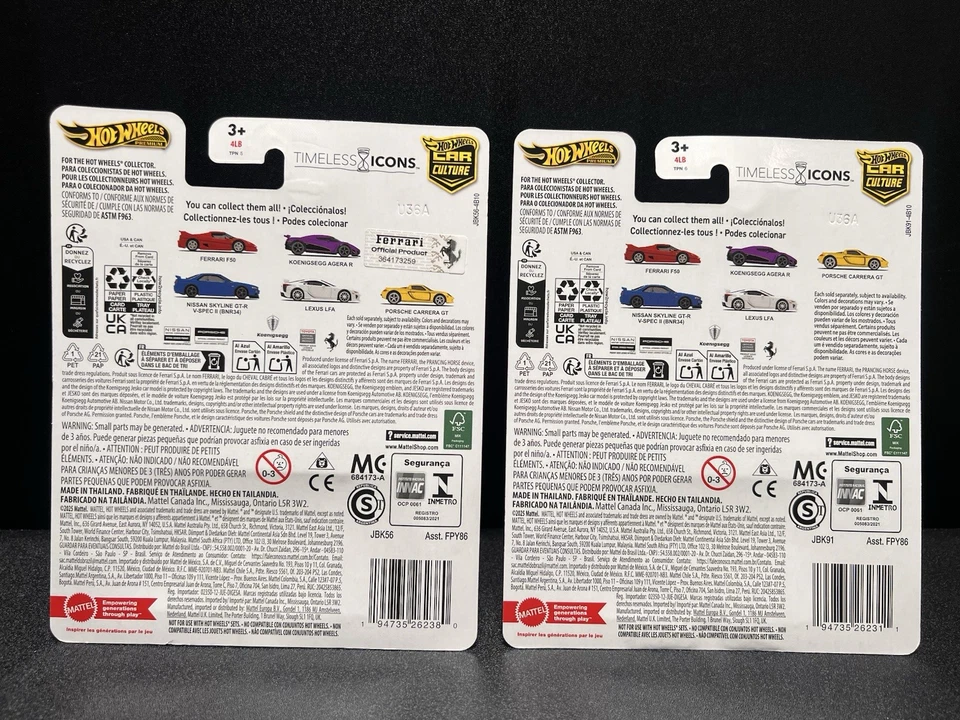 Hot Wheels Premium 2025 Fast & Furious Mix 4, Timeless Icons Ferrari Porsche LOT - Image 3 of 4