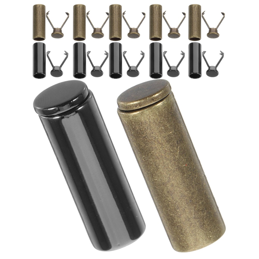 APL Set 12 pendenti orologio punta cilindrica ricambio per morsetto cordoncino lacci scarpe