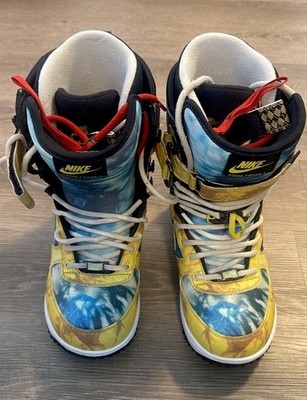 Nike Zoom Force I ZF1 334841-471 Men's Yellow/Blue Snowboard Boots Size US 6