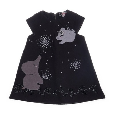 Au Pareil Au Même, Kleid, Größe: 74, Grau, Metallfaser/Polyester/Wolle #lvk