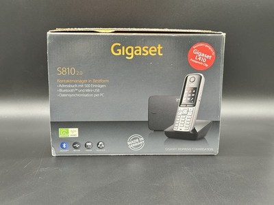 Gigaset S810, Mobilteil mit Ladeschale DECT, Freisprechen, Silber , Repeater 2.0