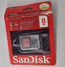 microSD microSDHC card 8gb With Adapter With Sprint Media Manager Download 