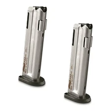 LOT (2) Walther P22 .22 LR Standard 10 Rounds Magazine w/o Finger Rest - 512602