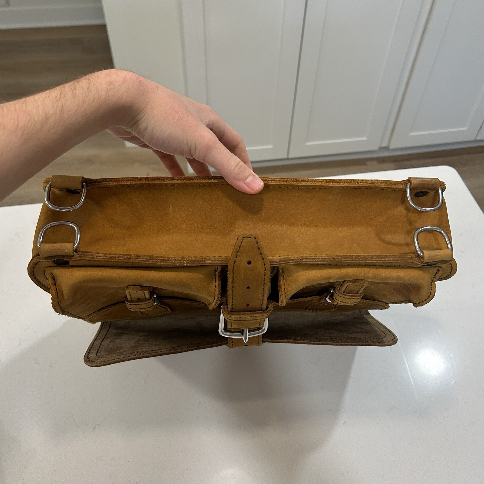 Saddleback Leather Thin Front Pocket Leather Brie… - image 15