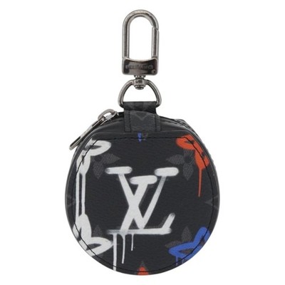 LOUIS VUITTON Monogram Eclipse Etui Earphones Earphone Case GI0844