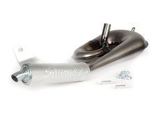 Marmitta -SIMONINI- -Serpentone- Piaggio Ciao, Bravo, Boxer, Si