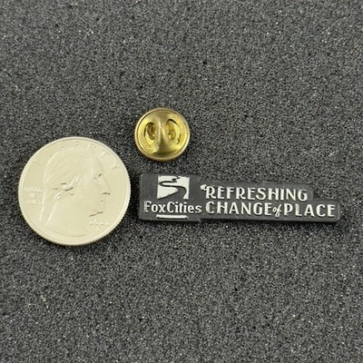 Fox Cities Wisconsin Refreshing Change Of Place Souvenir Pin Pinback #51555