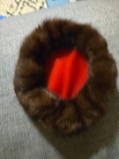 Vintage Womens Mink Fur Hat Union Made