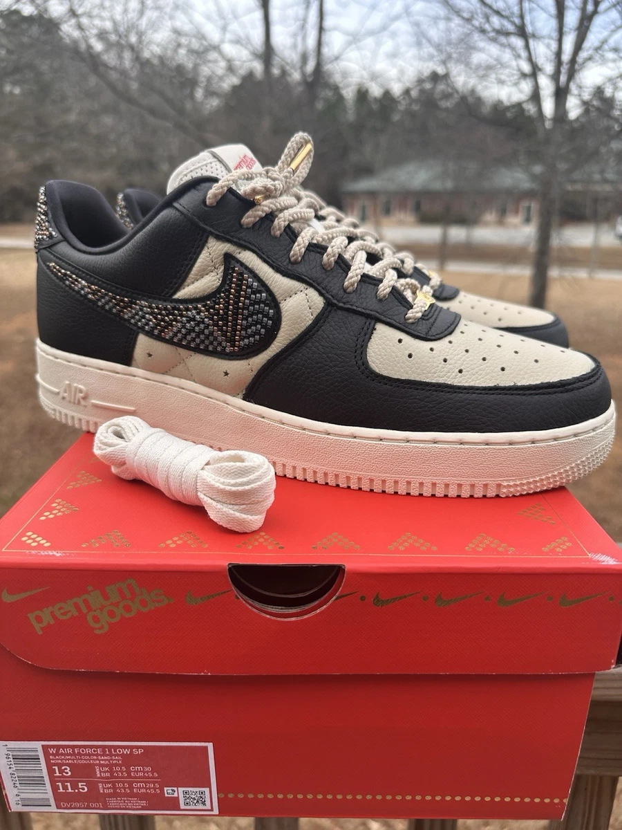 Nike Air Force 1 Premium Black W for sale | eBay